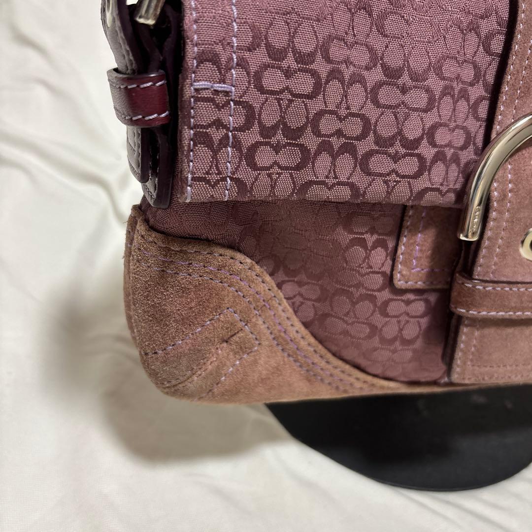 稀少色♡RARE COACH SOHOワンショルダーバッグ シグネチャーチャーム