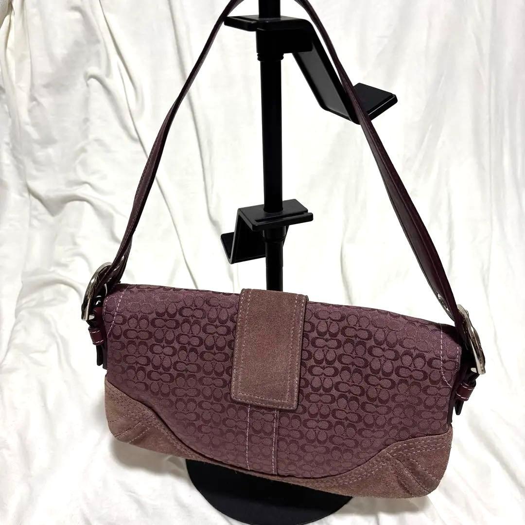稀少色♡RARE COACH SOHOワンショルダーバッグ シグネチャーチャーム