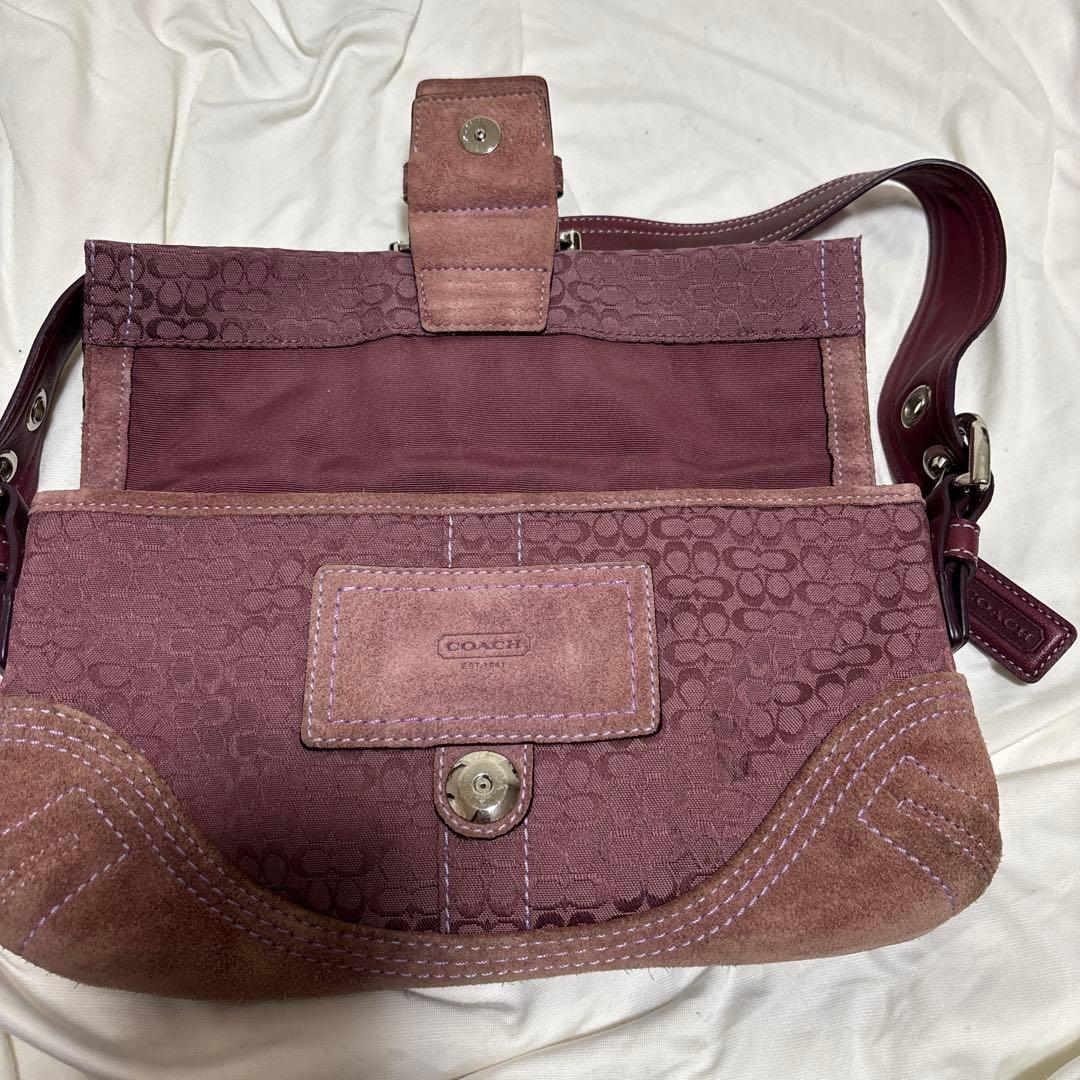 稀少色♡RARE COACH SOHOワンショルダーバッグ シグネチャーチャーム