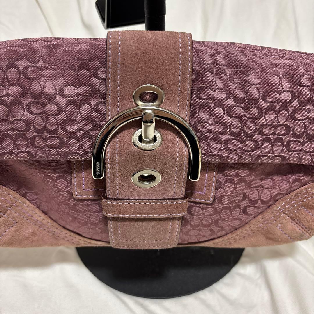 稀少色♡RARE COACH SOHOワンショルダーバッグ シグネチャーチャーム