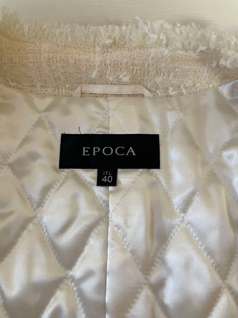 EPOCA美品❤︎ファー付きツイードコート