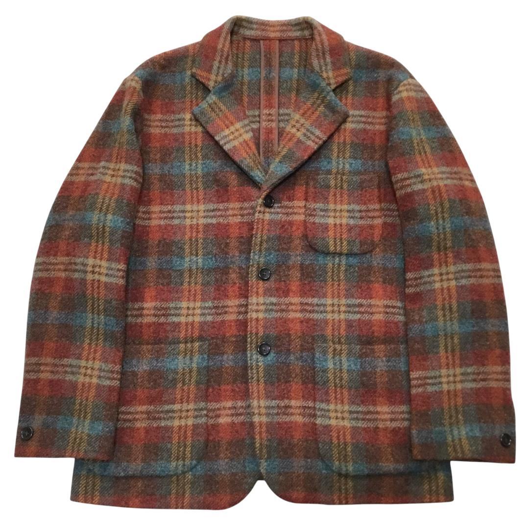 ELECTRIC CABARET マドラスチェック 肉厚ツイードジャケット