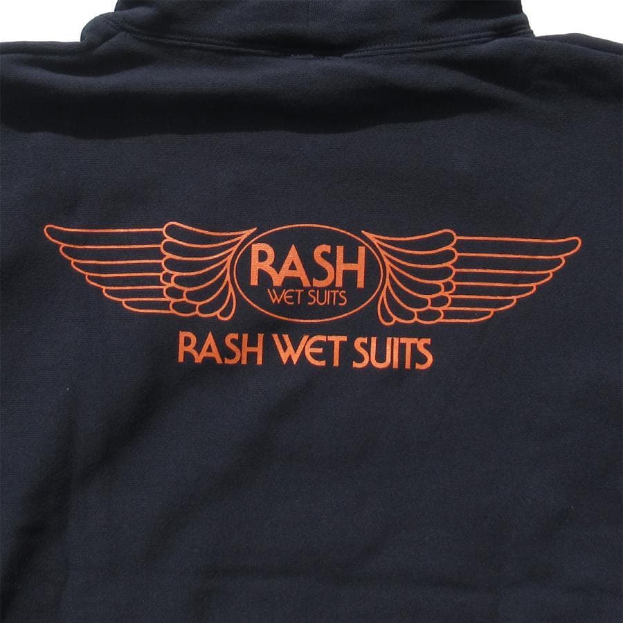 RASH WETSUITS 羽バックプルオーバーパーカー ネイビー XLサイズ