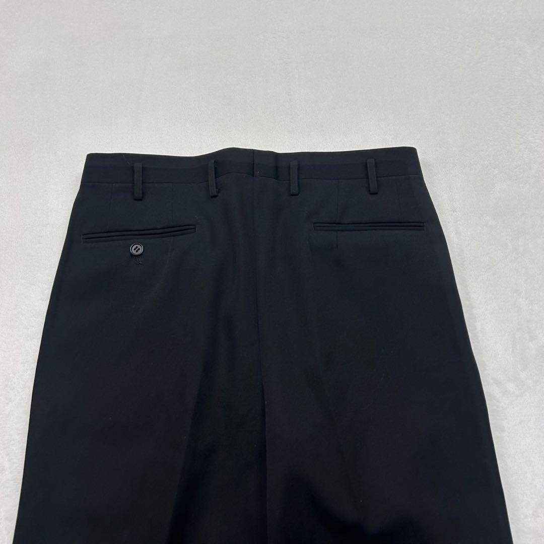 E871 M バレンシアガ ダブル 肩パッド ブラック スーツ 上下 メンズ