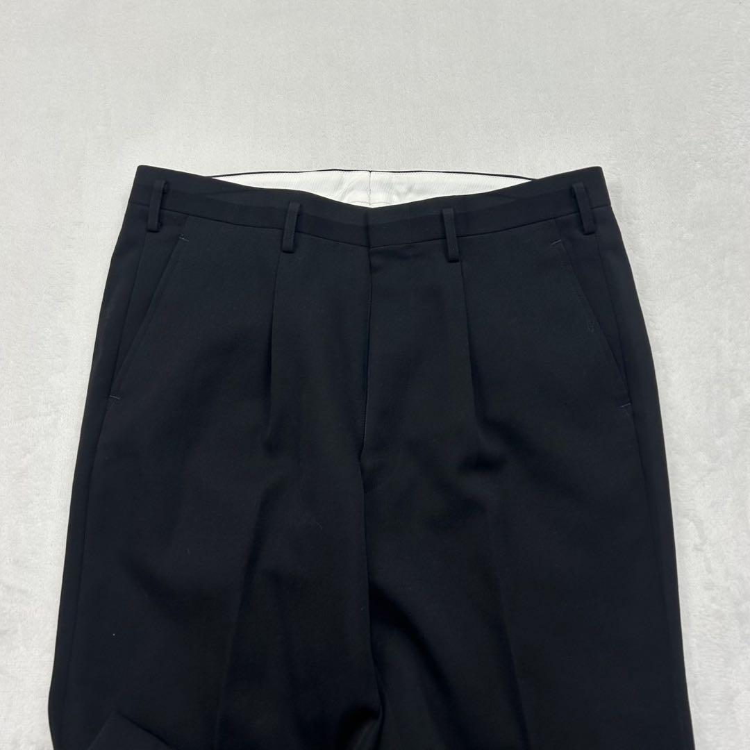 E871 M バレンシアガ ダブル 肩パッド ブラック スーツ 上下 メンズ