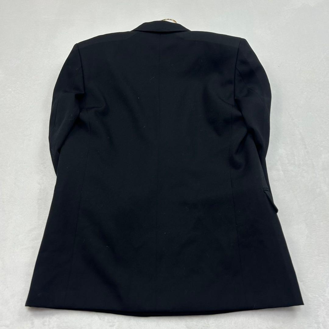 E871 M バレンシアガ ダブル 肩パッド ブラック スーツ 上下 メンズ