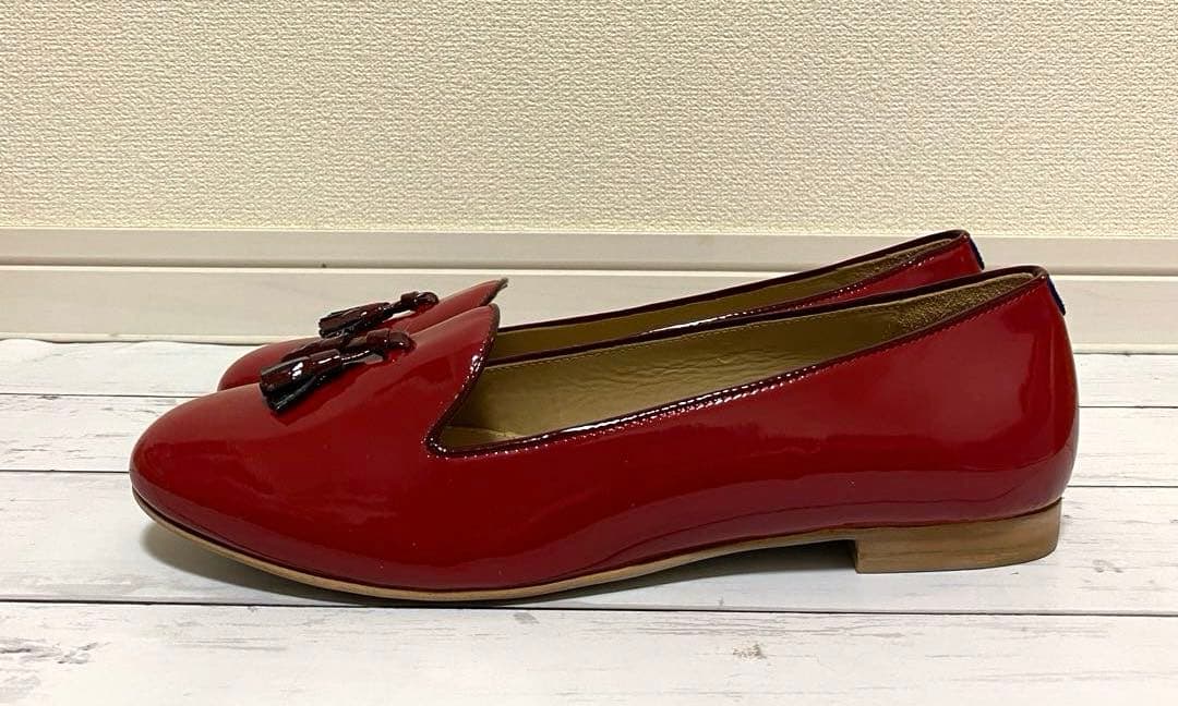 Chatelles シャテル　パンプス　レッド　39(25cm)