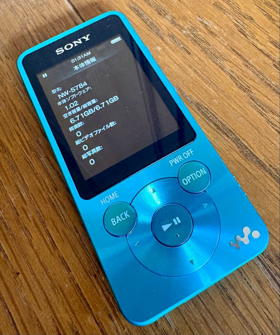 ポータブルプレーヤー SONY WALKMAN NW-S784 NW-S785 NW-S786
