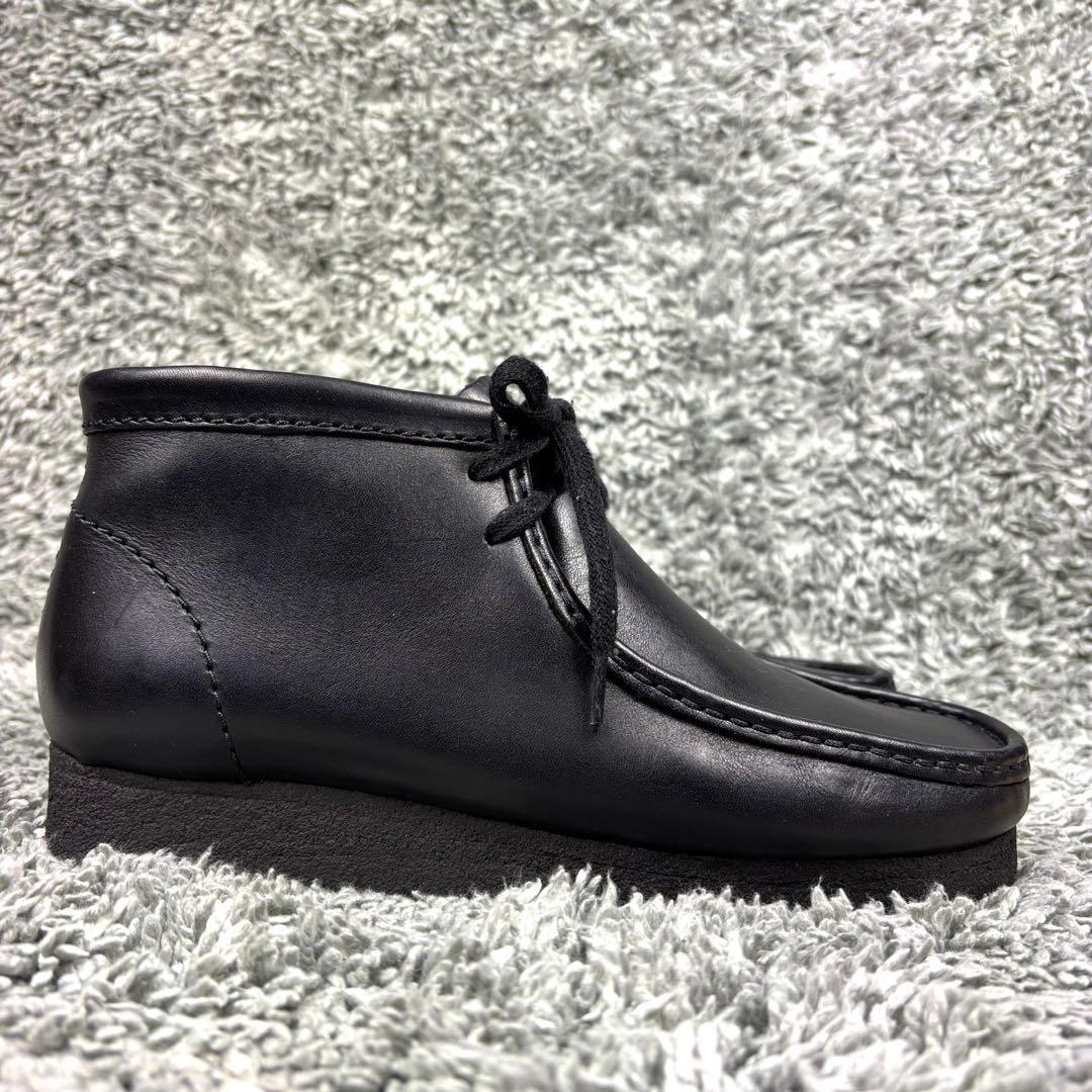 ✨極美品✨クラークス Clarks ワラビー オールレザー【25.5】ブラック