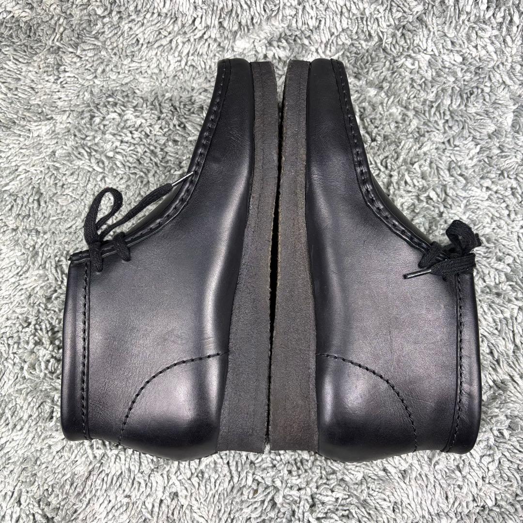 ✨極美品✨クラークス Clarks ワラビー オールレザー【25.5】ブラック