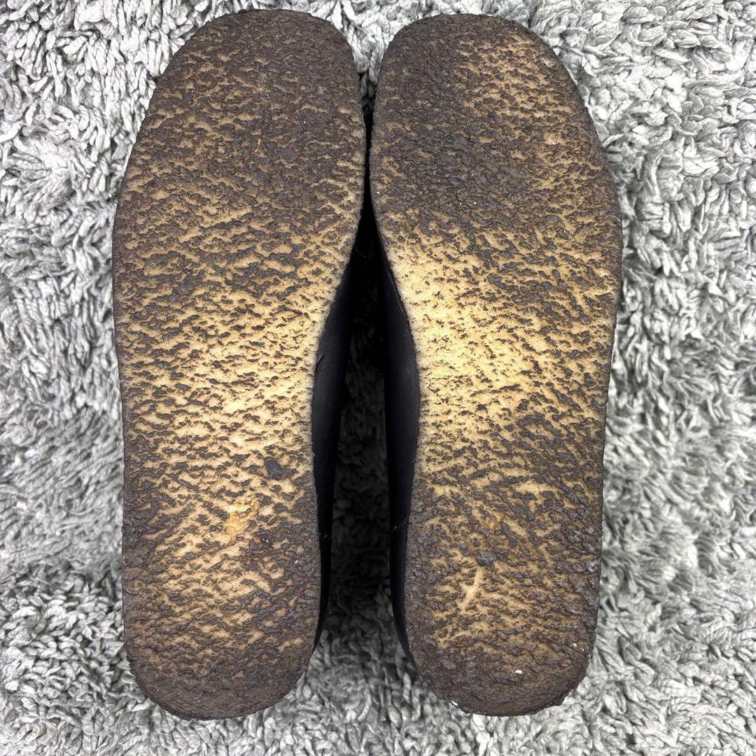 ✨極美品✨クラークス Clarks ワラビー オールレザー【25.5】ブラック