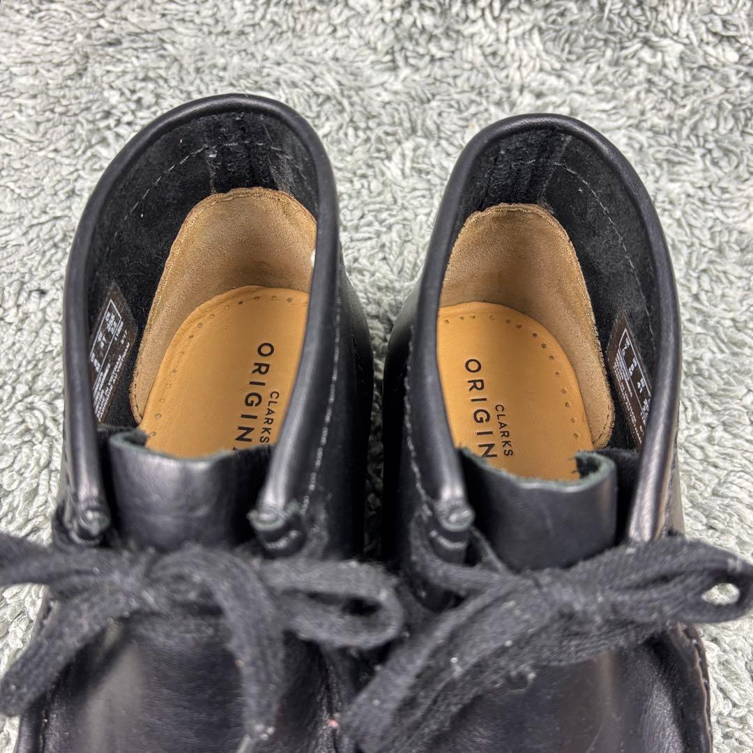 ✨極美品✨クラークス Clarks ワラビー オールレザー【25.5】ブラック