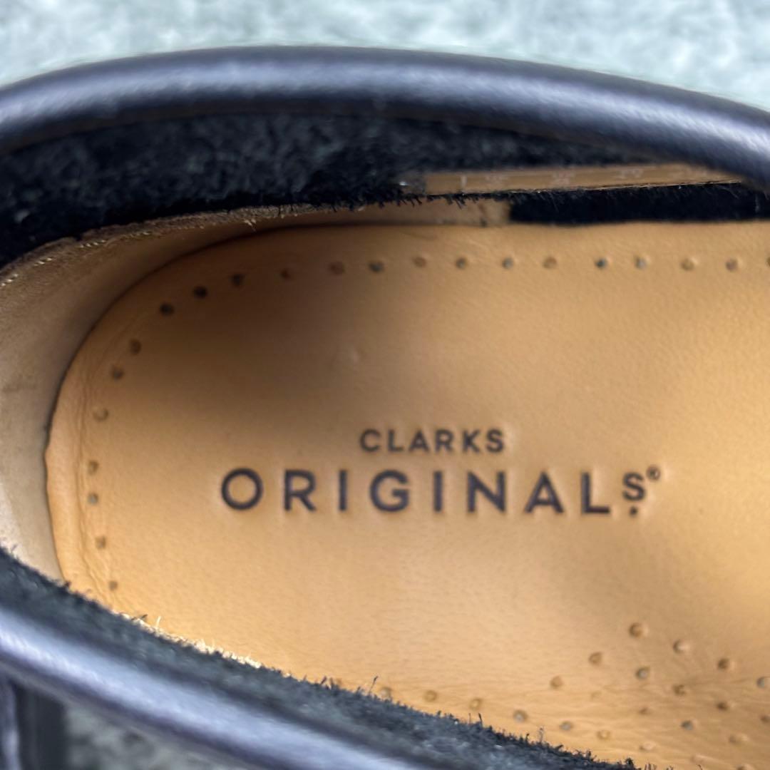 ✨極美品✨クラークス Clarks ワラビー オールレザー【25.5】ブラック