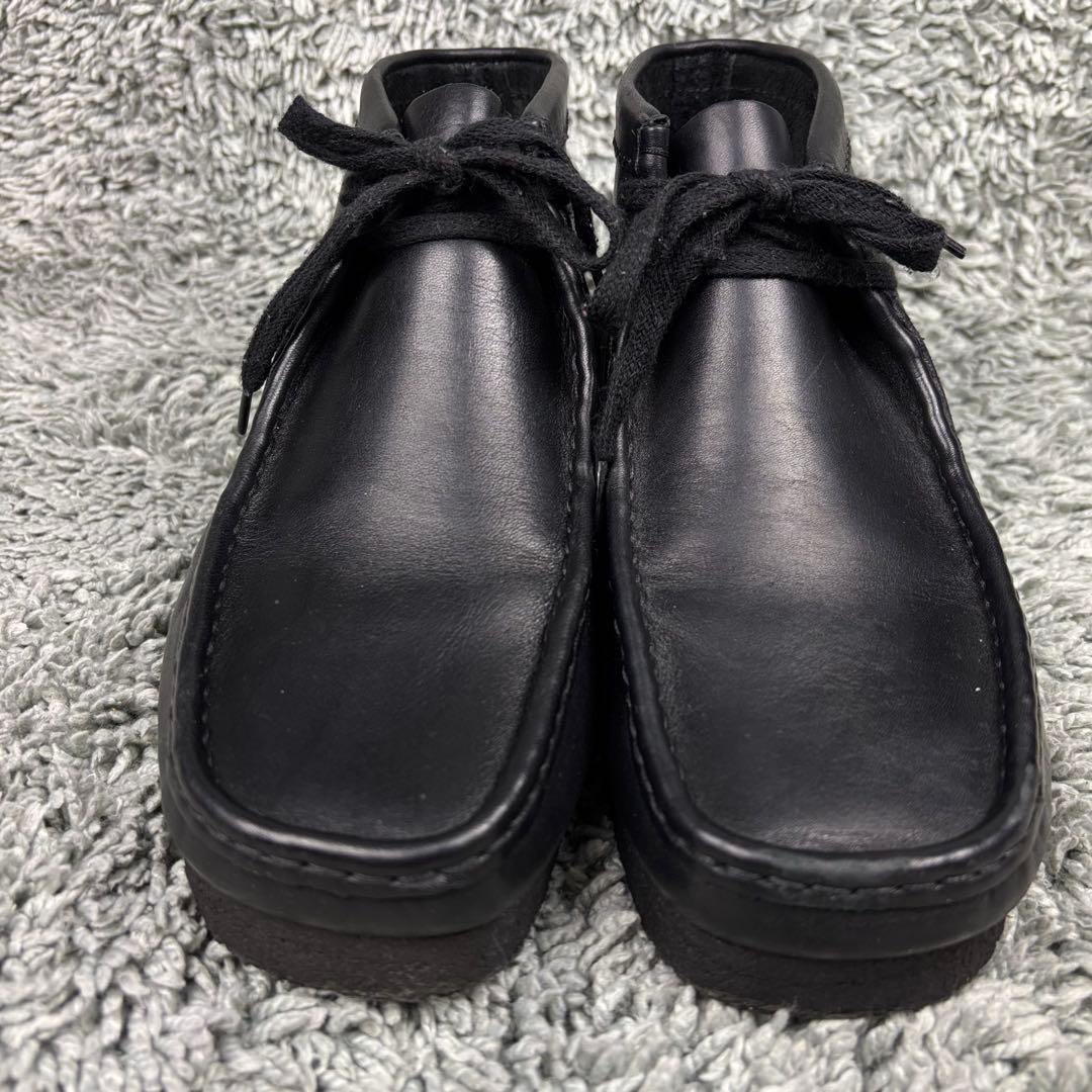 ✨極美品✨クラークス Clarks ワラビー オールレザー【25.5】ブラック