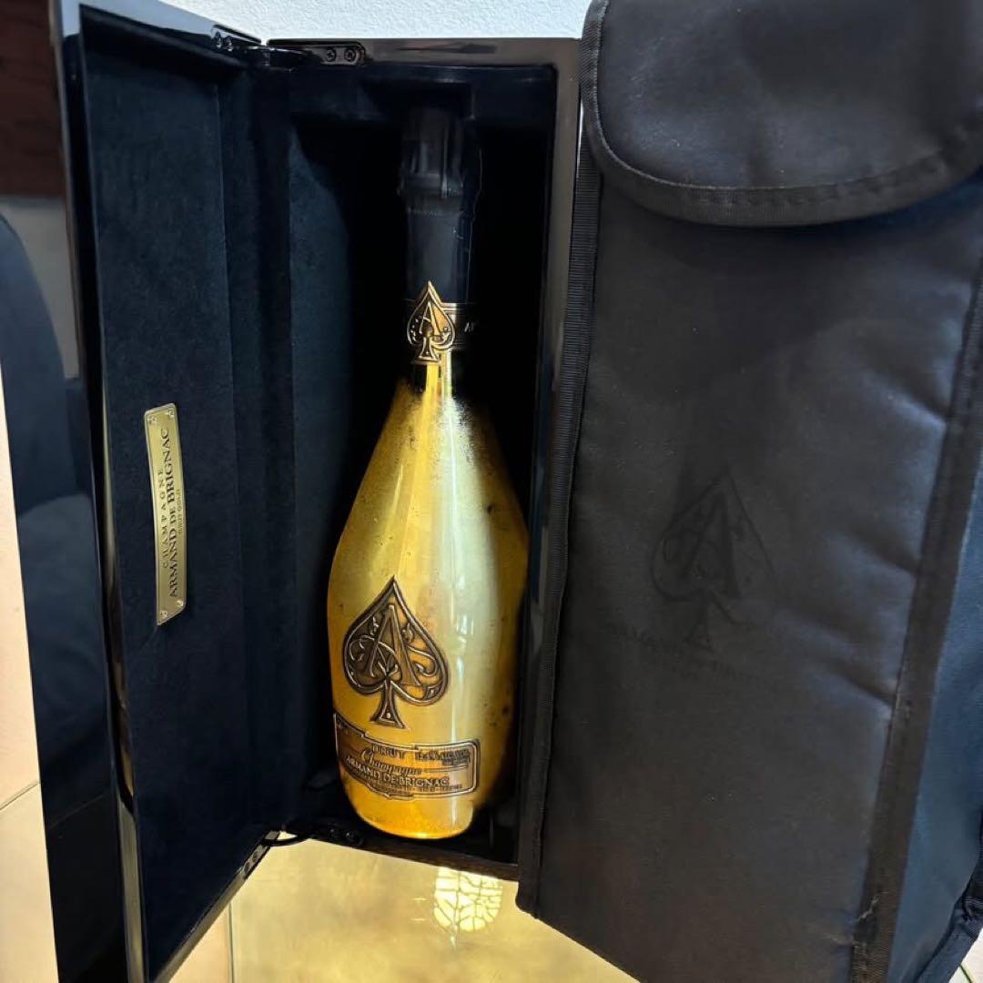 NA4415 未開栓! ARMAND アルマンド ゴールド シャンパン 箱付き