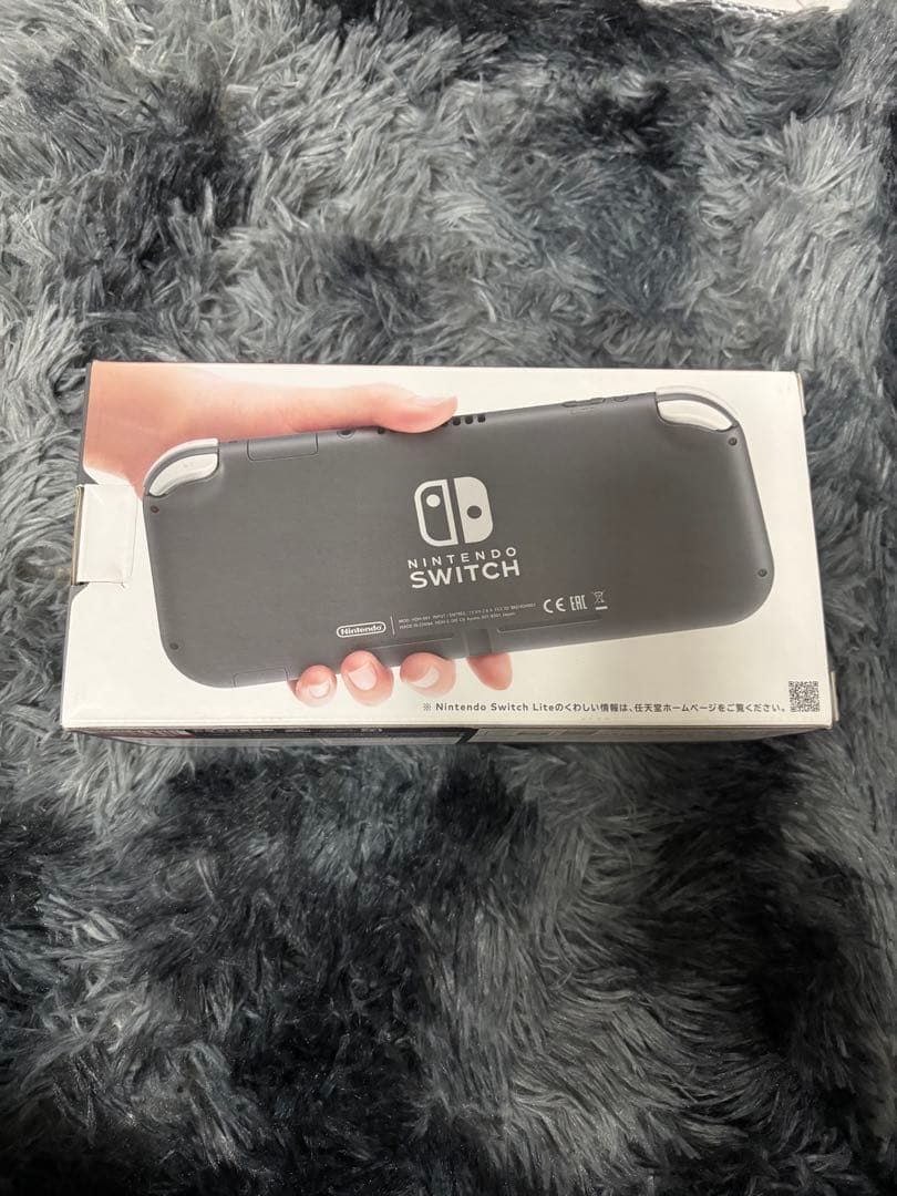 美品　任天堂スイッチライト グレー箱　充電器64GBメモリーカード　Switch