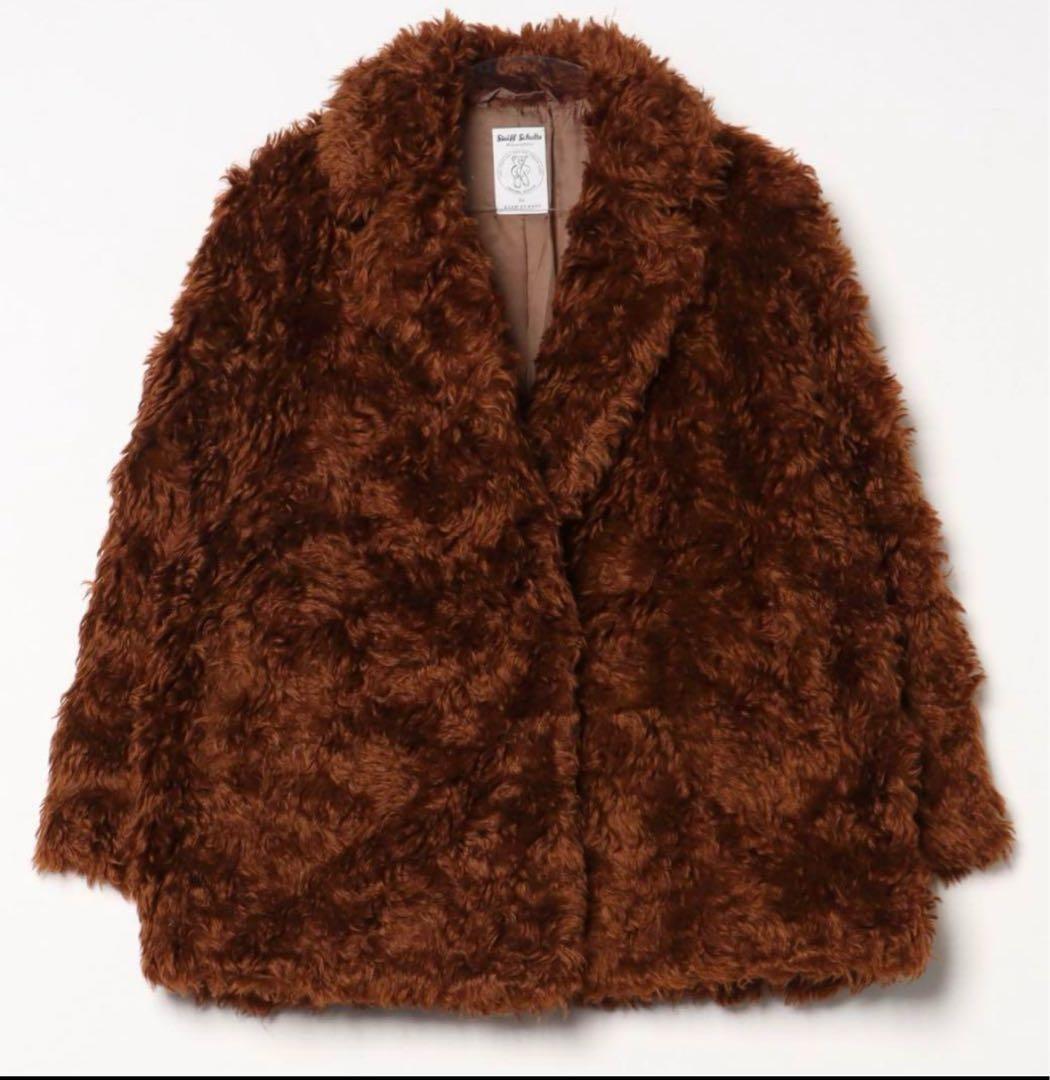 アダムエロペ×シュタイフコラボ ファーコート　ジャケット　テディベア