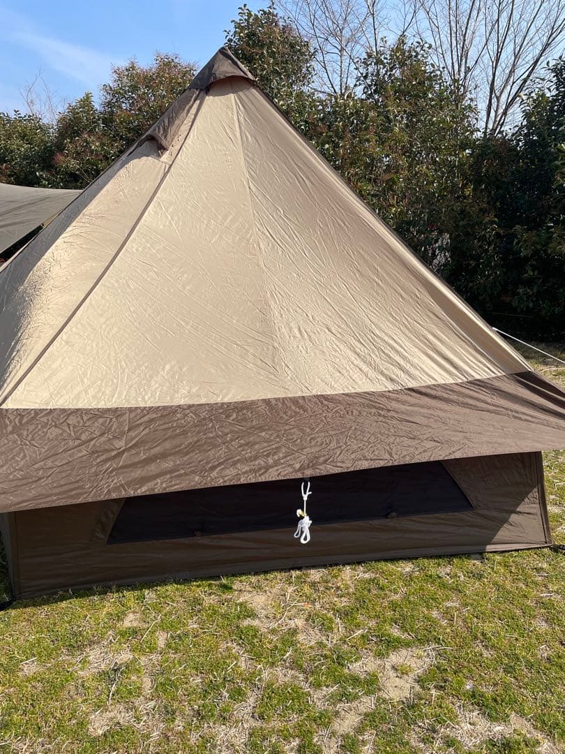 グロッケ8 ベージュ テントシェルター タープ付き