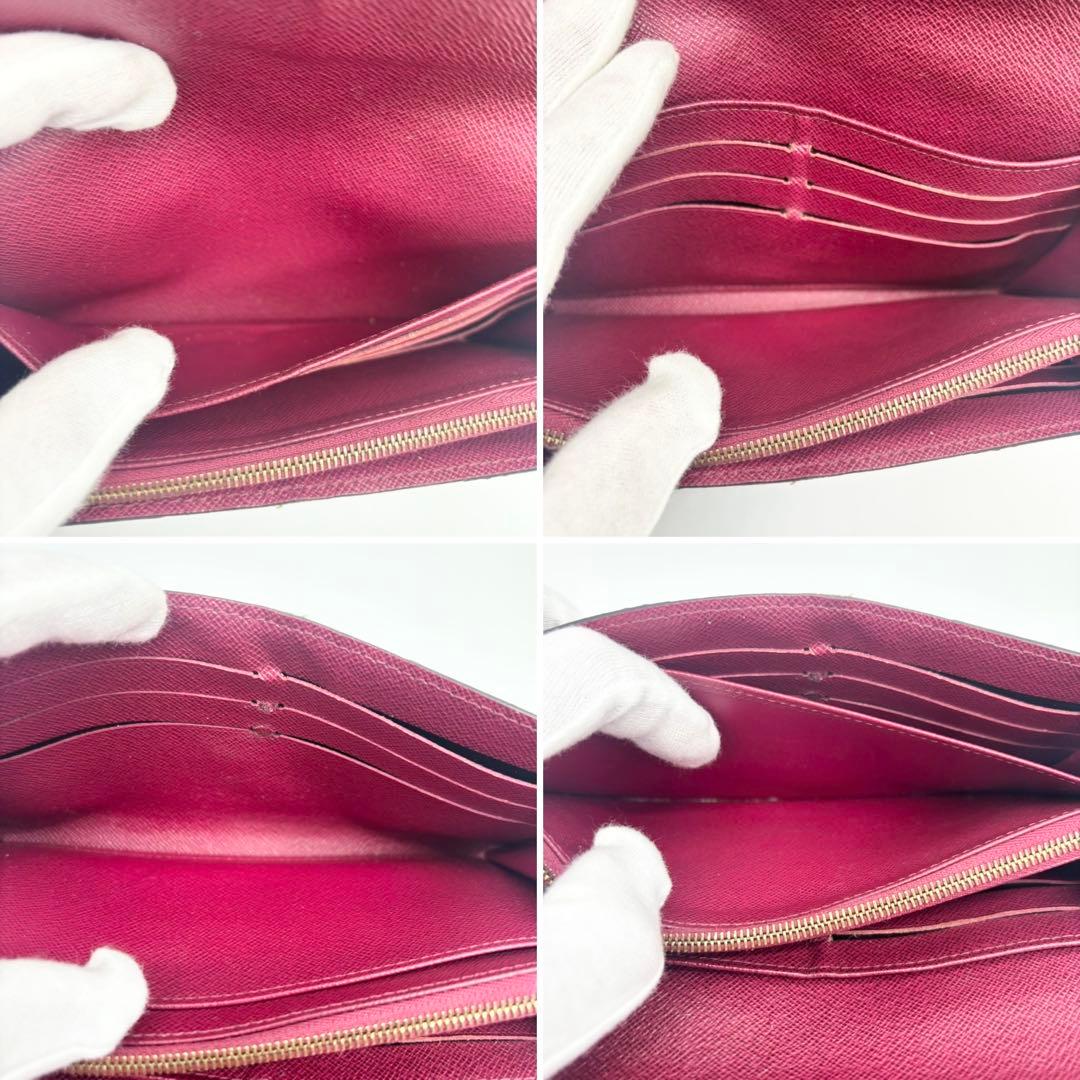 ✨超美品✨ルイヴィトン　新型　ポルトフォイユサラ　モノグラム　フューシャ　長財布