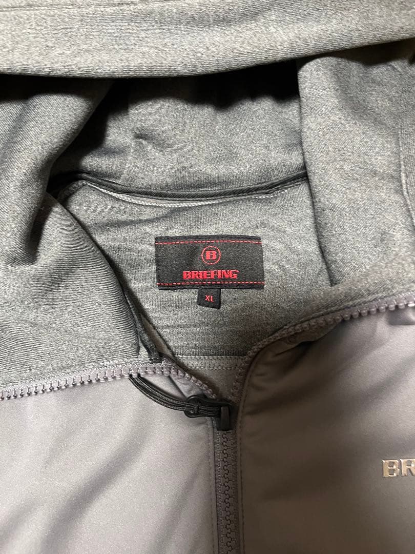 美品　BRIEFING POLARTEC グレー　XL セットアップ