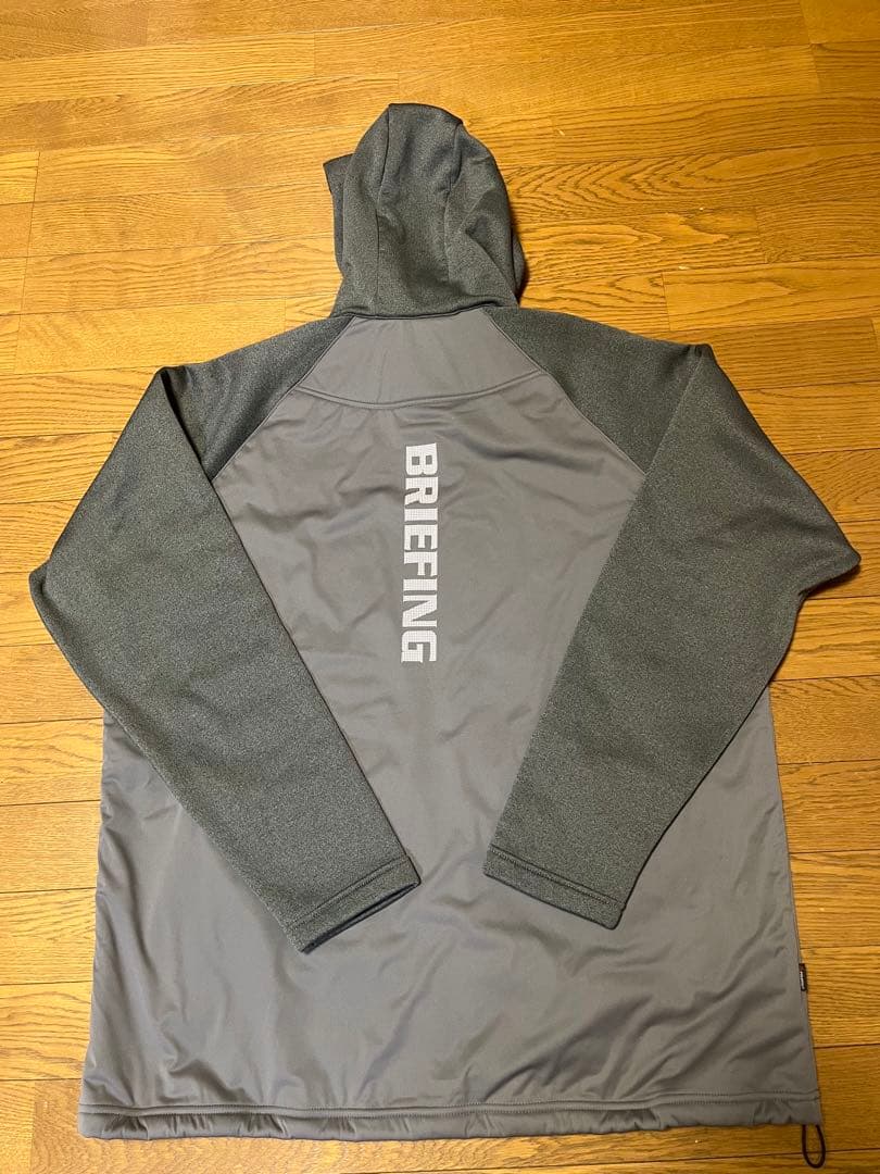 美品　BRIEFING POLARTEC グレー　XL セットアップ
