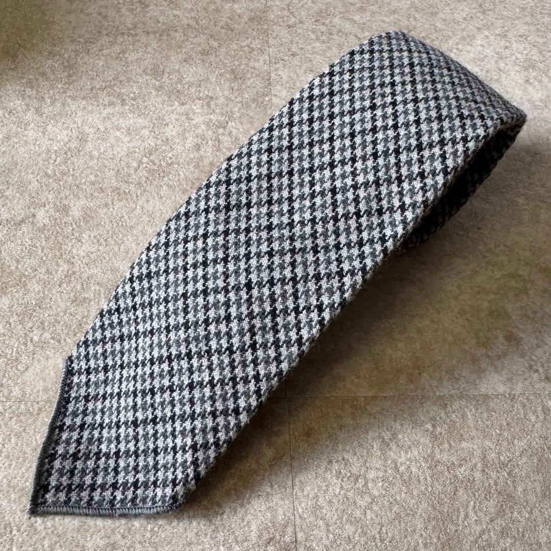 エンジニアードガーメンツ 千鳥格子柄 ネクタイ