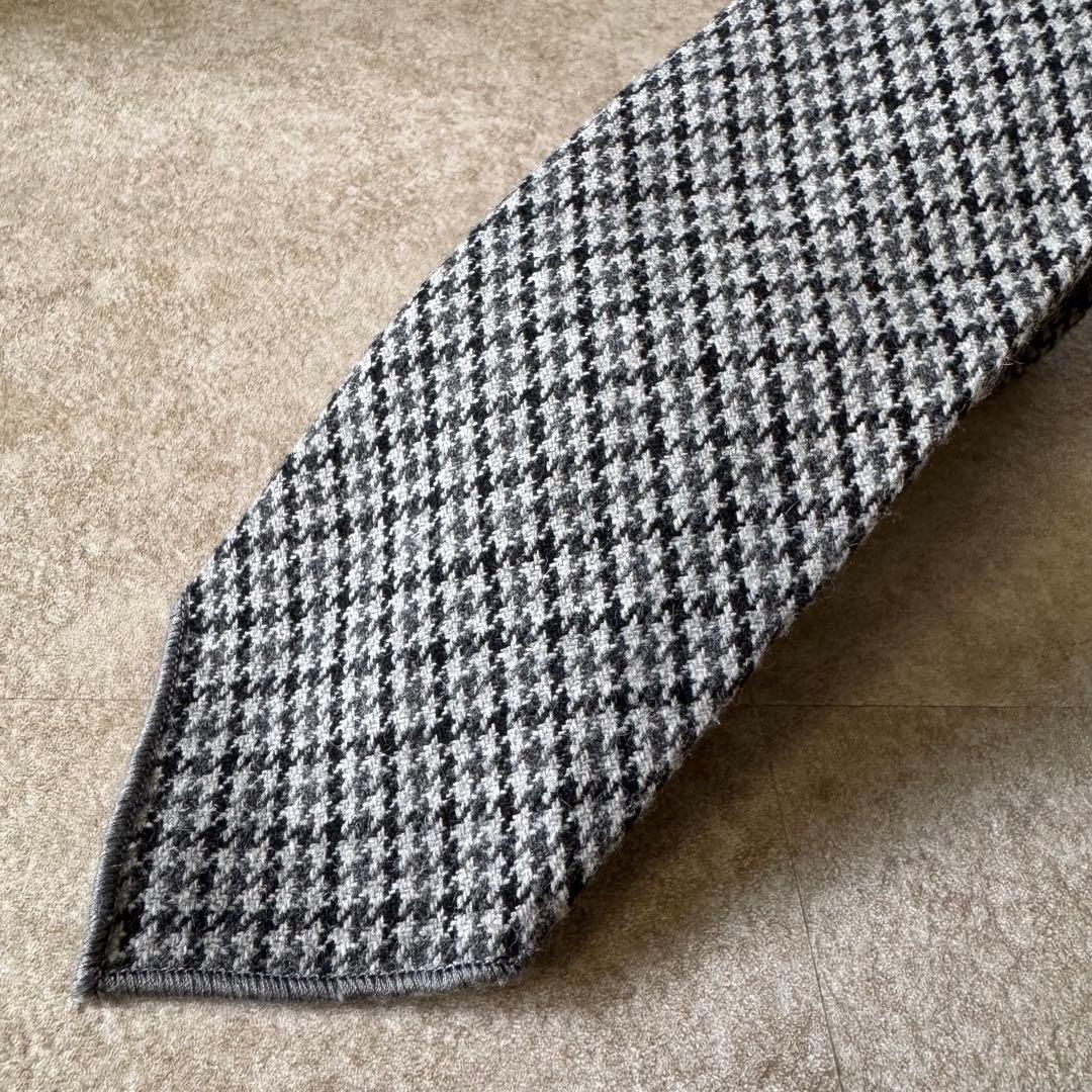 エンジニアードガーメンツ 千鳥格子柄 ネクタイ