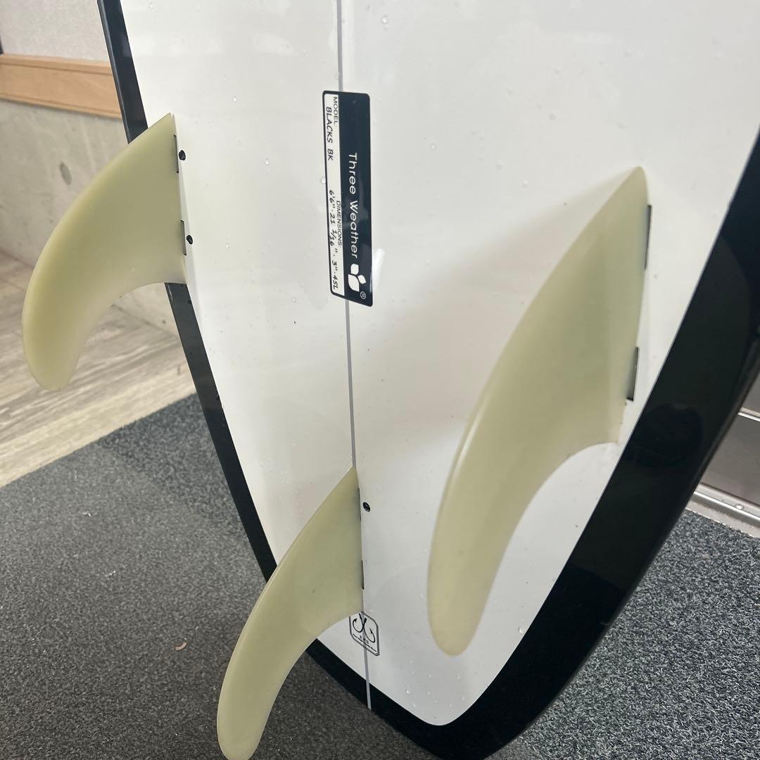 美品 サーフボード ショートボード 6.6フィート three weather