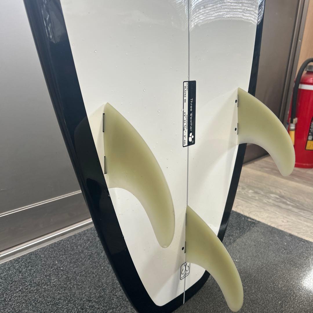 美品 サーフボード ショートボード 6.6フィート three weather