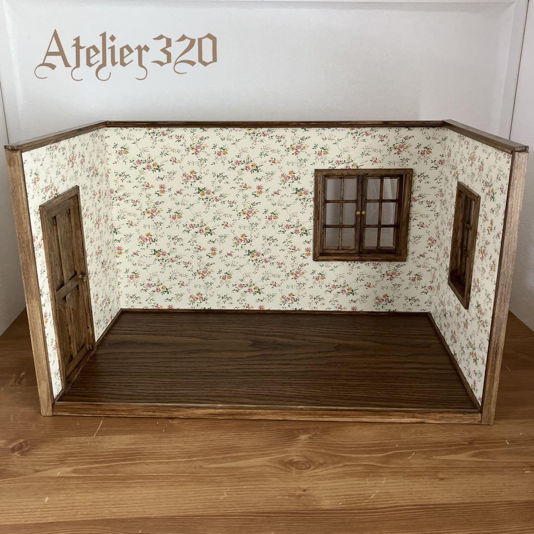 こころmy room コの字型ドールハウス 1/12サイズ ミニチュア家具