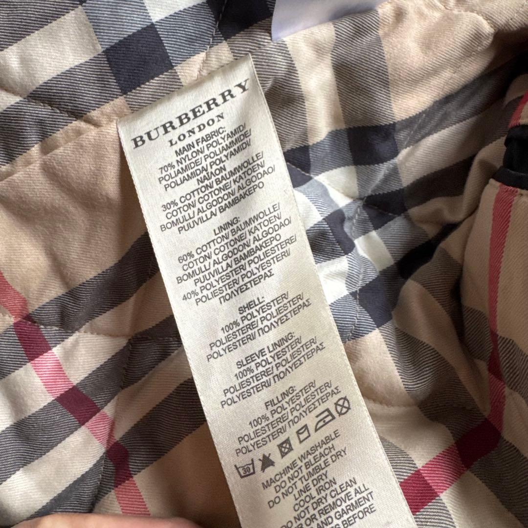 近年モデル　バーバリー　チェスターコート　ノバチェック　ブラック　XL