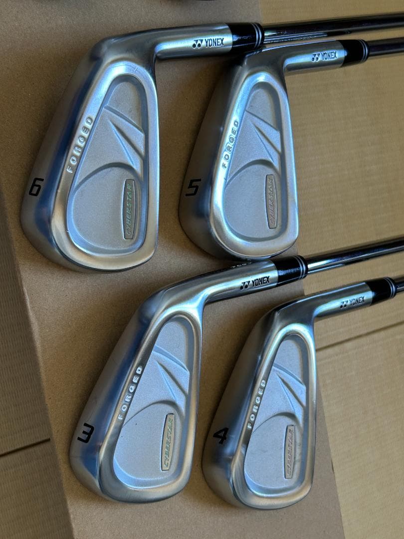 超美品 YONEX CYBER STAR アイアン 3I-PW 石川遼限定モデル