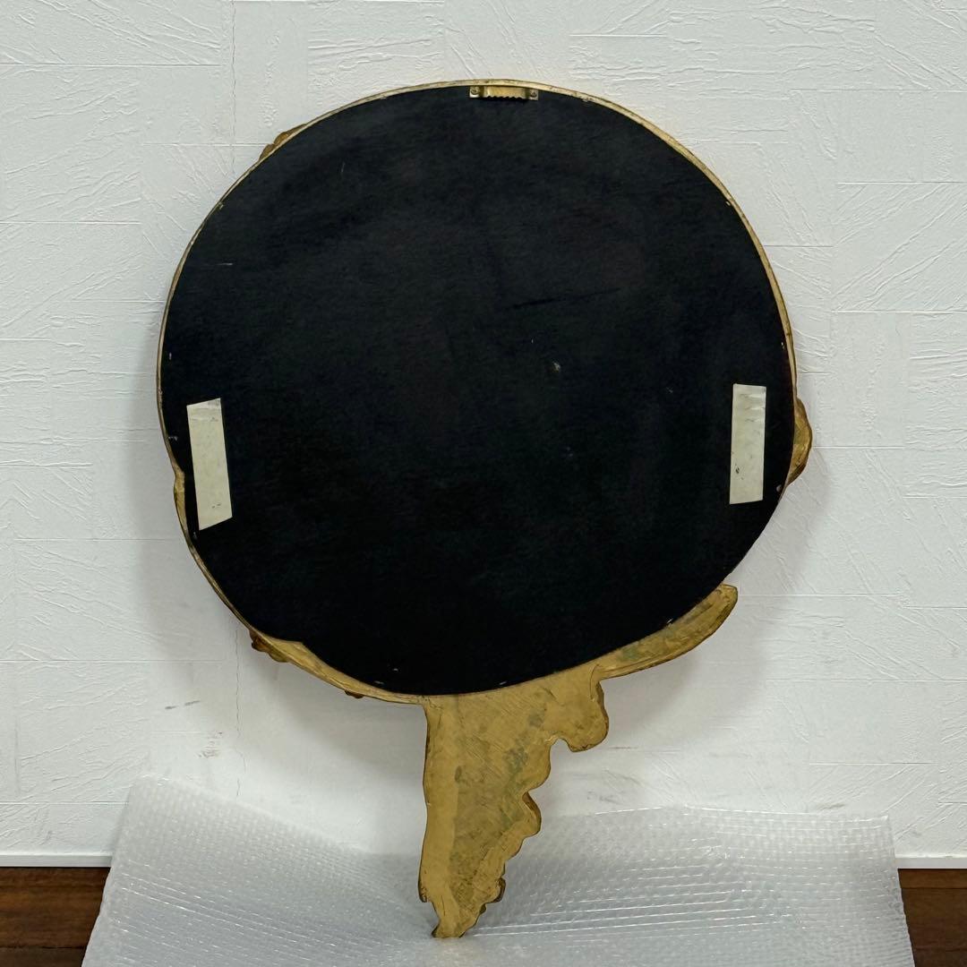 H21K102b アンティーク調 ロココ調 アールヌーボー ウォールミラー