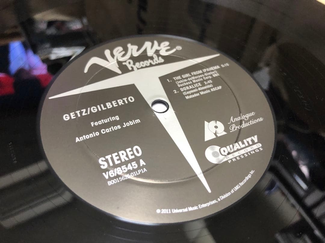 アナログプロダクション Getz Gilberto 45回転 2枚組 超高音質
