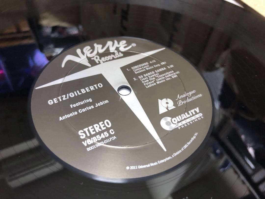 アナログプロダクション Getz Gilberto 45回転 2枚組 超高音質