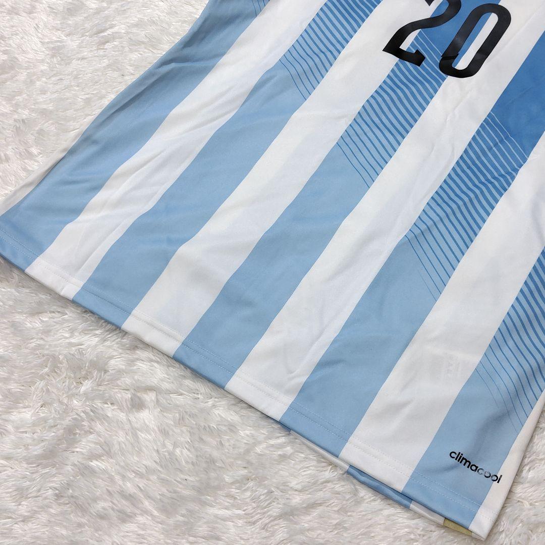 【タグ付き】アディダス　アルゼンチン代表　2014　アグエロ　ユニフォーム