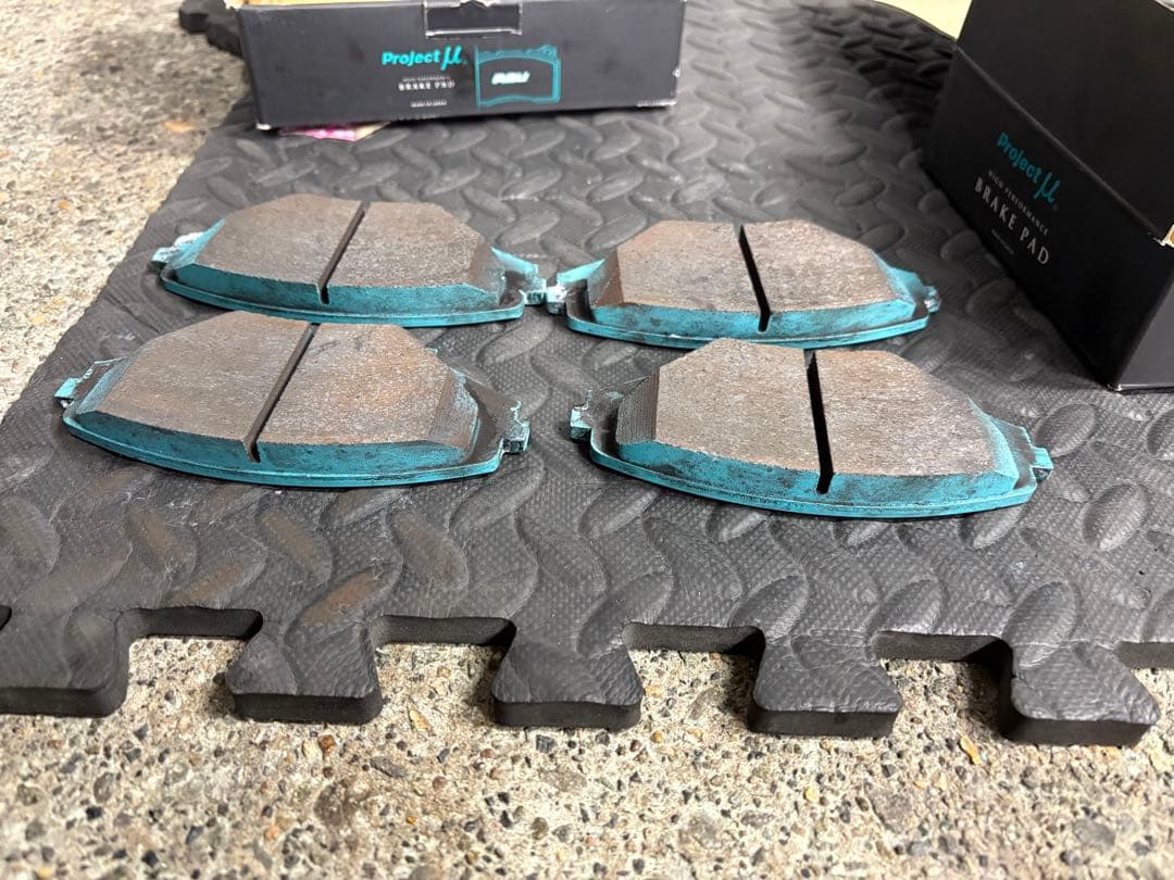 RX8 プロジェクト μ M1 フロントリヤセット使用わずか200キロ未満