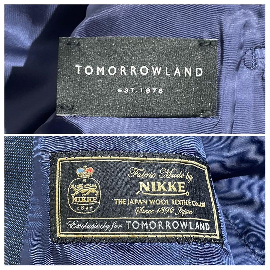 【極美品✨】トゥモローランド NIKKE スーツ セットアップ ネイビー 46