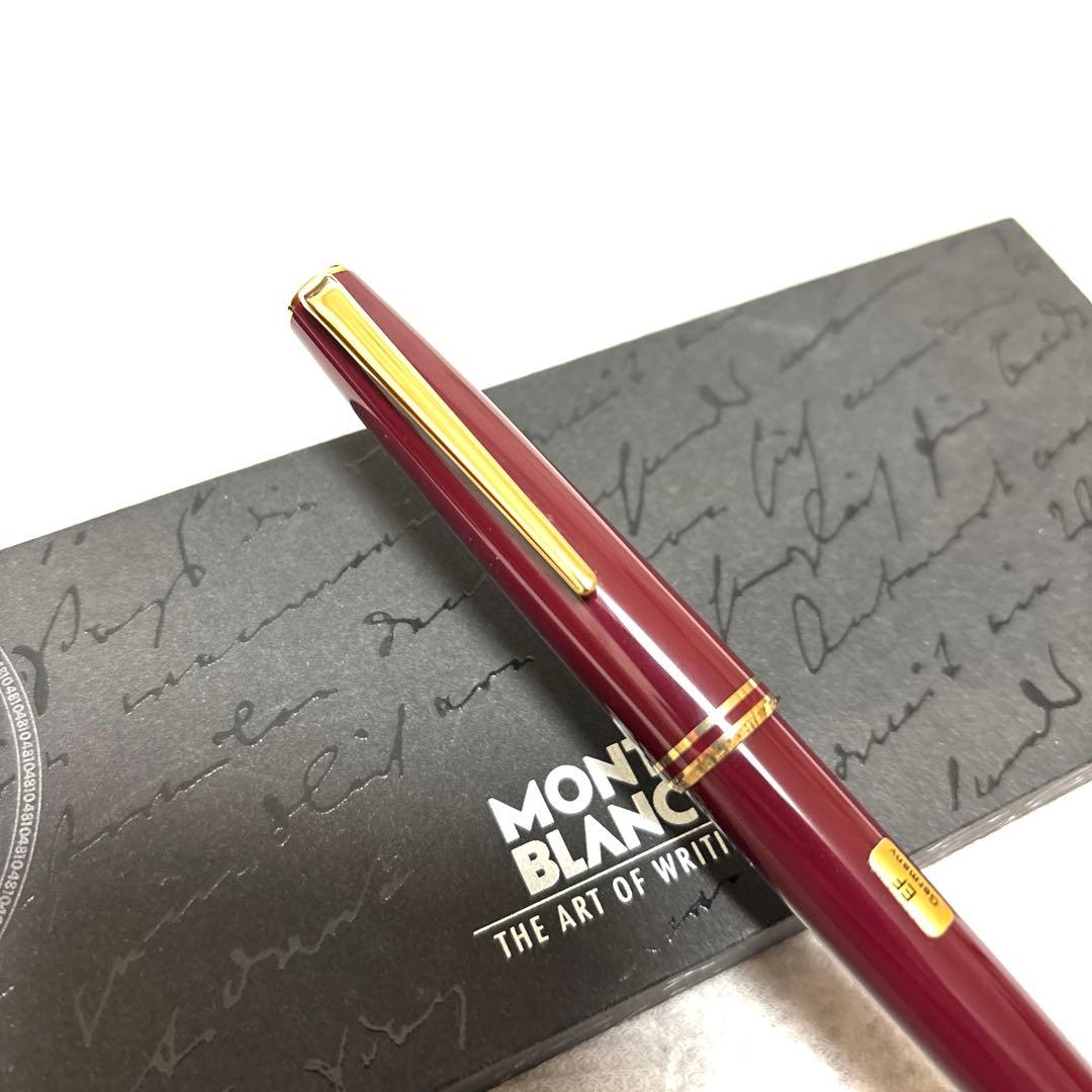 モンブラン絶版モデルCLASSIC 万年筆 ボルドー EF ペン先14K