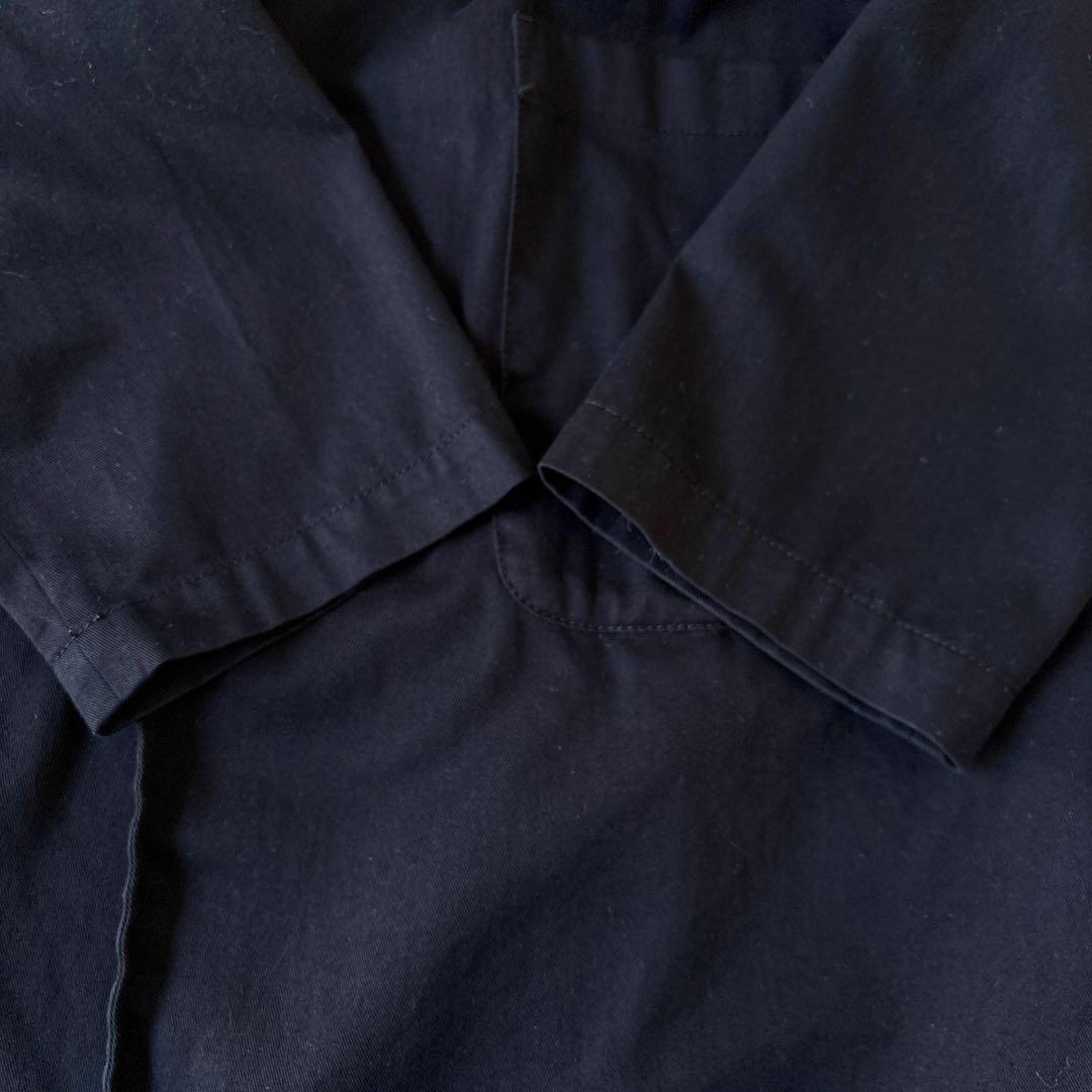 サイト バイ ヨウジヤマモト 3→L 作務衣 ノーカラー ジャケット コート 黒
