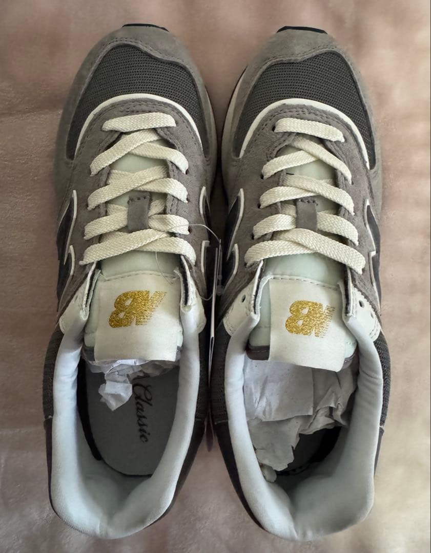 新品New Balance スニーカー 574Legacy 23cm グレー