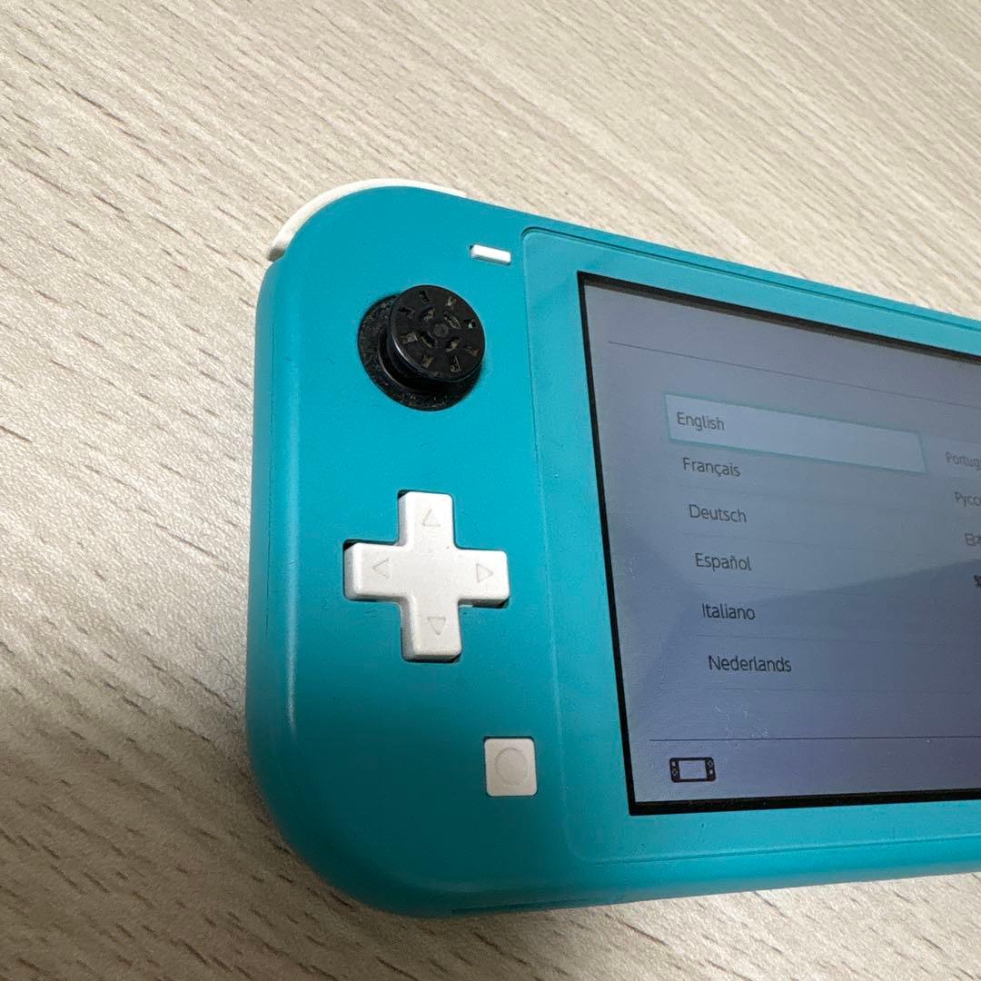 Nintendo Switch Lite ターコイズ　ジャンク　ケース付き