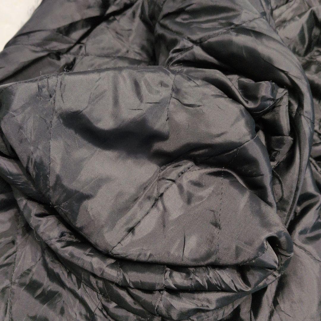 90s ニューヨーク・ヤンキース 中綿 ウール スタジャン オールブラック