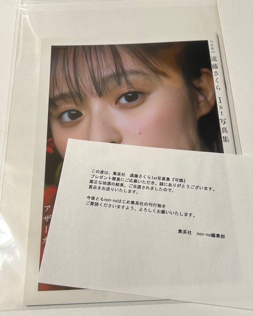 遠藤さくら　写真集「可憐」アザーカット写真集