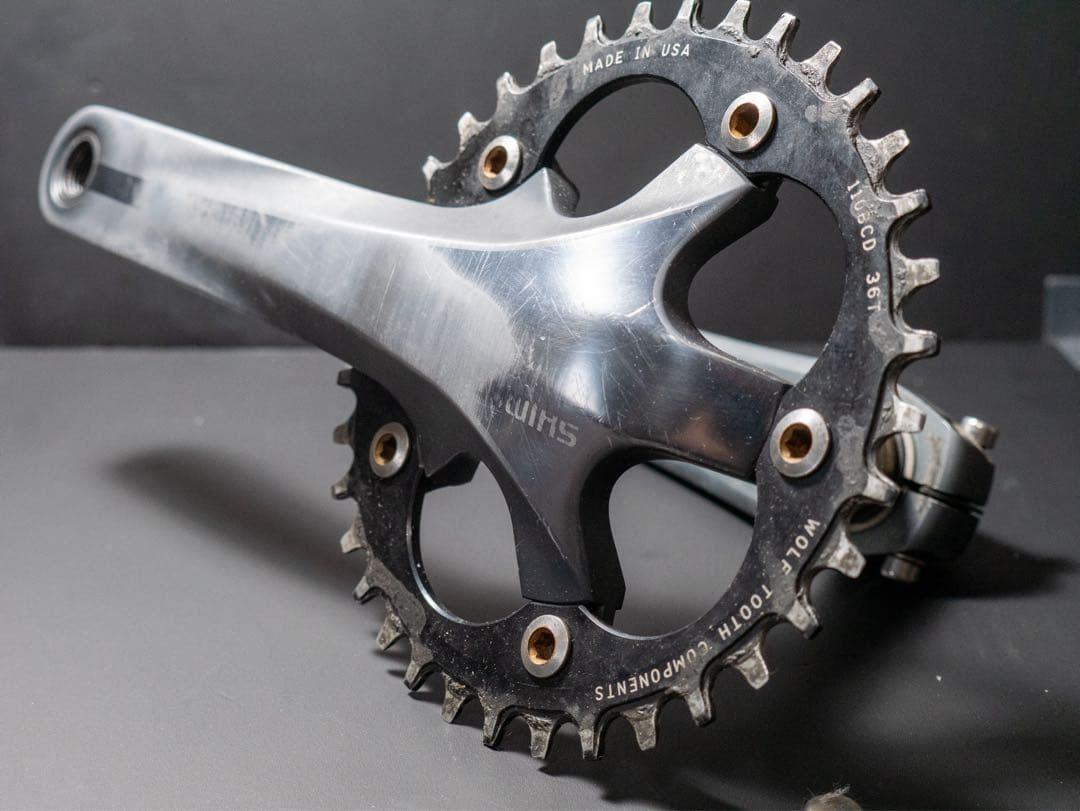 SHIMANO FC-MX30 クランク36T ウルフトゥースチェンリング