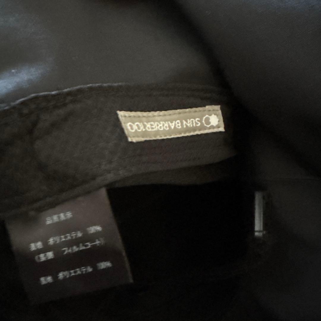 試着のみ　サンバリア100　ナチュラルハット　ブラック　Lサイズ　日傘がわりに