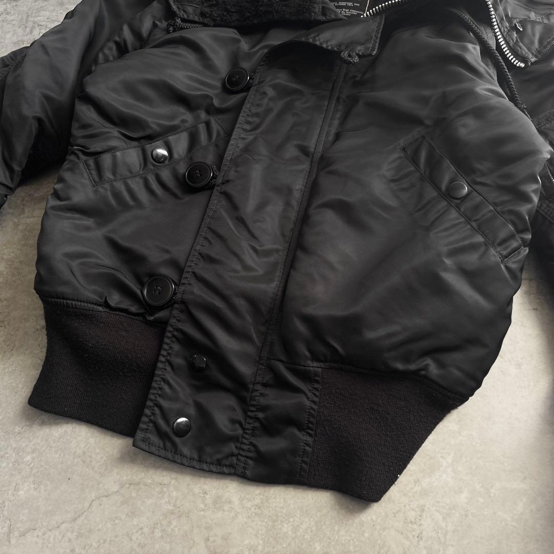 ALPHA INDUSTRIES【XS】N-2B フライトジャケット ブラック