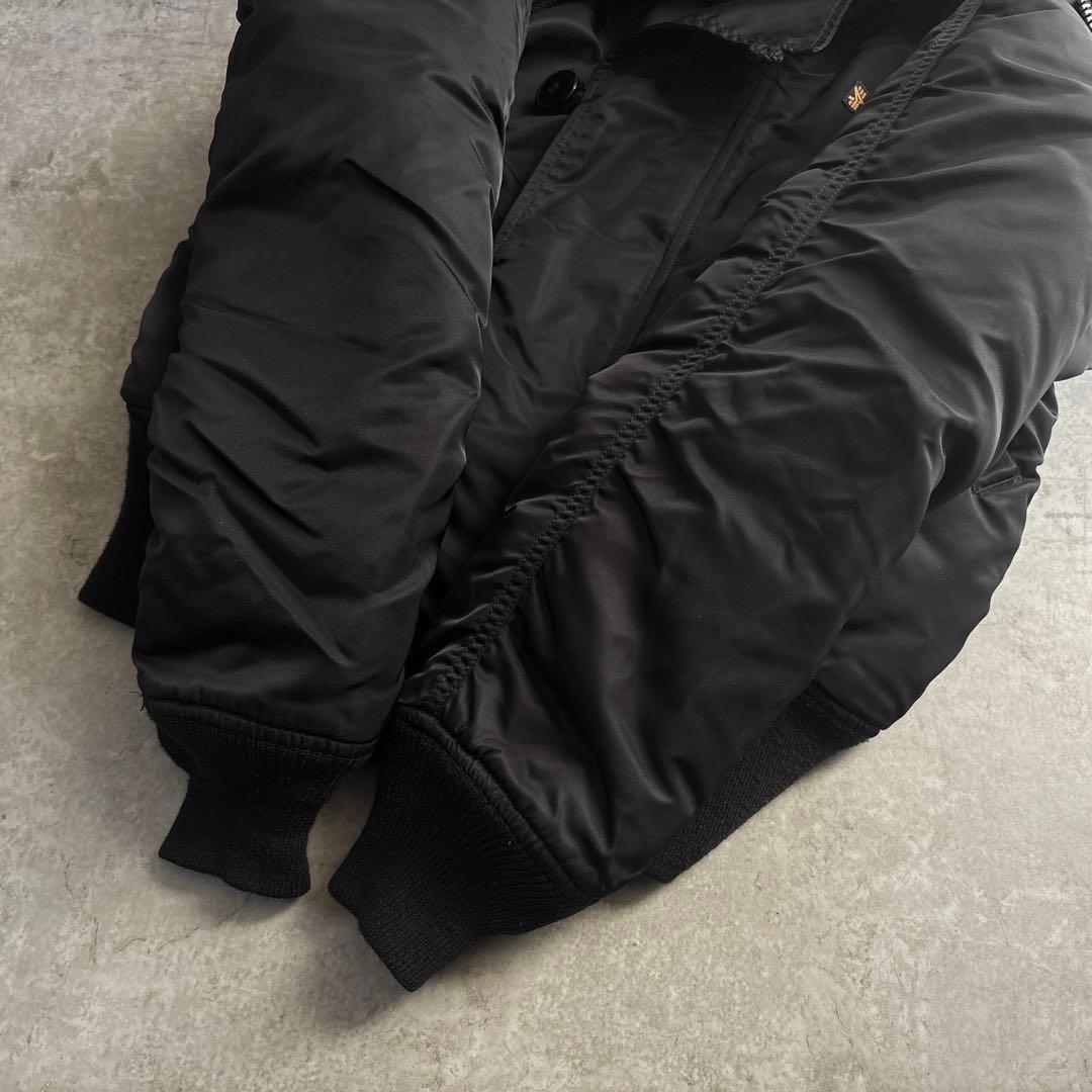 ALPHA INDUSTRIES【XS】N-2B フライトジャケット ブラック