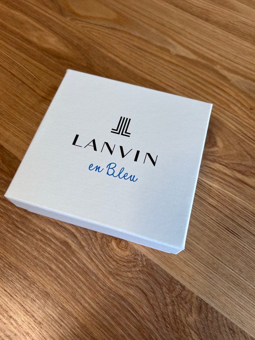 【AK様ご予約品】LANVIN／ランバン　グリーン キルティング 二つ折り財布