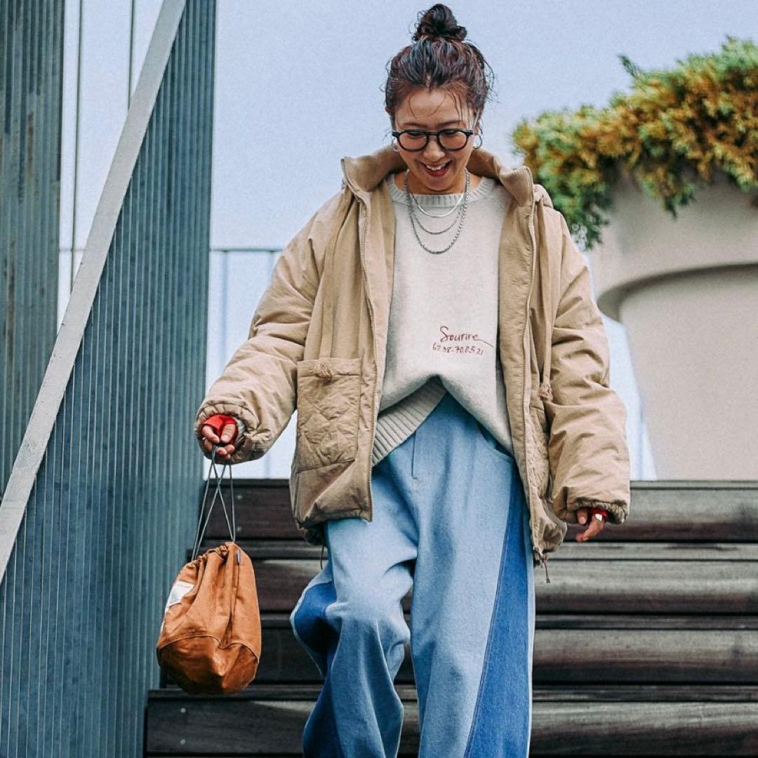 ［be with M］misayo ミリアウター ベージュ　ニコアンド